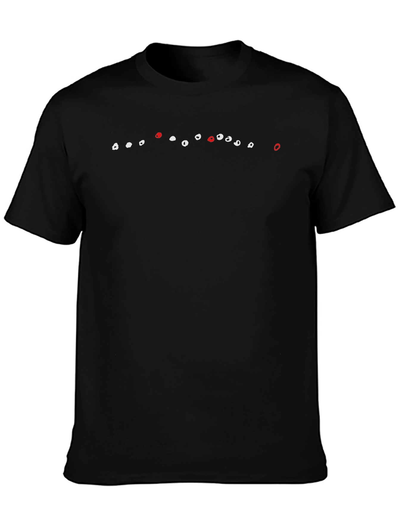 Modern Black T-Shirt with Unique Graphic
