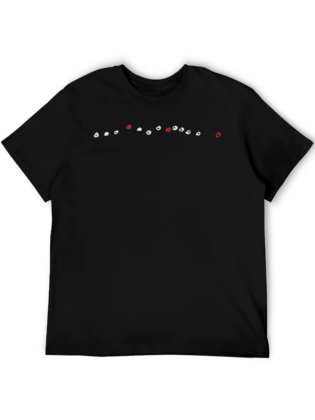 Modern Black T-Shirt with Unique Graphic