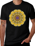 Mandala Graphic Black Tee