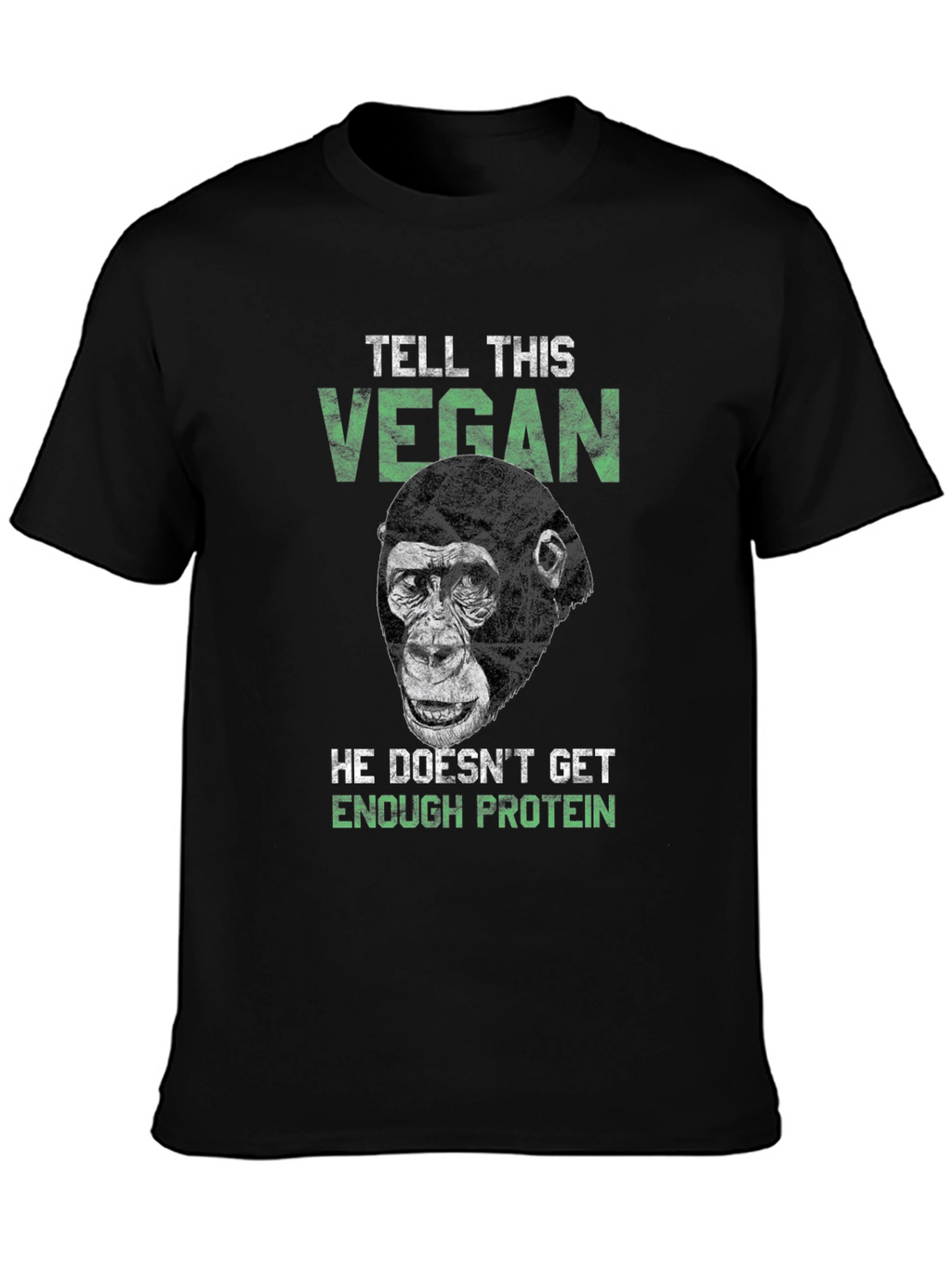 Vegan Gorilla Graphic Tee - Protein Power!