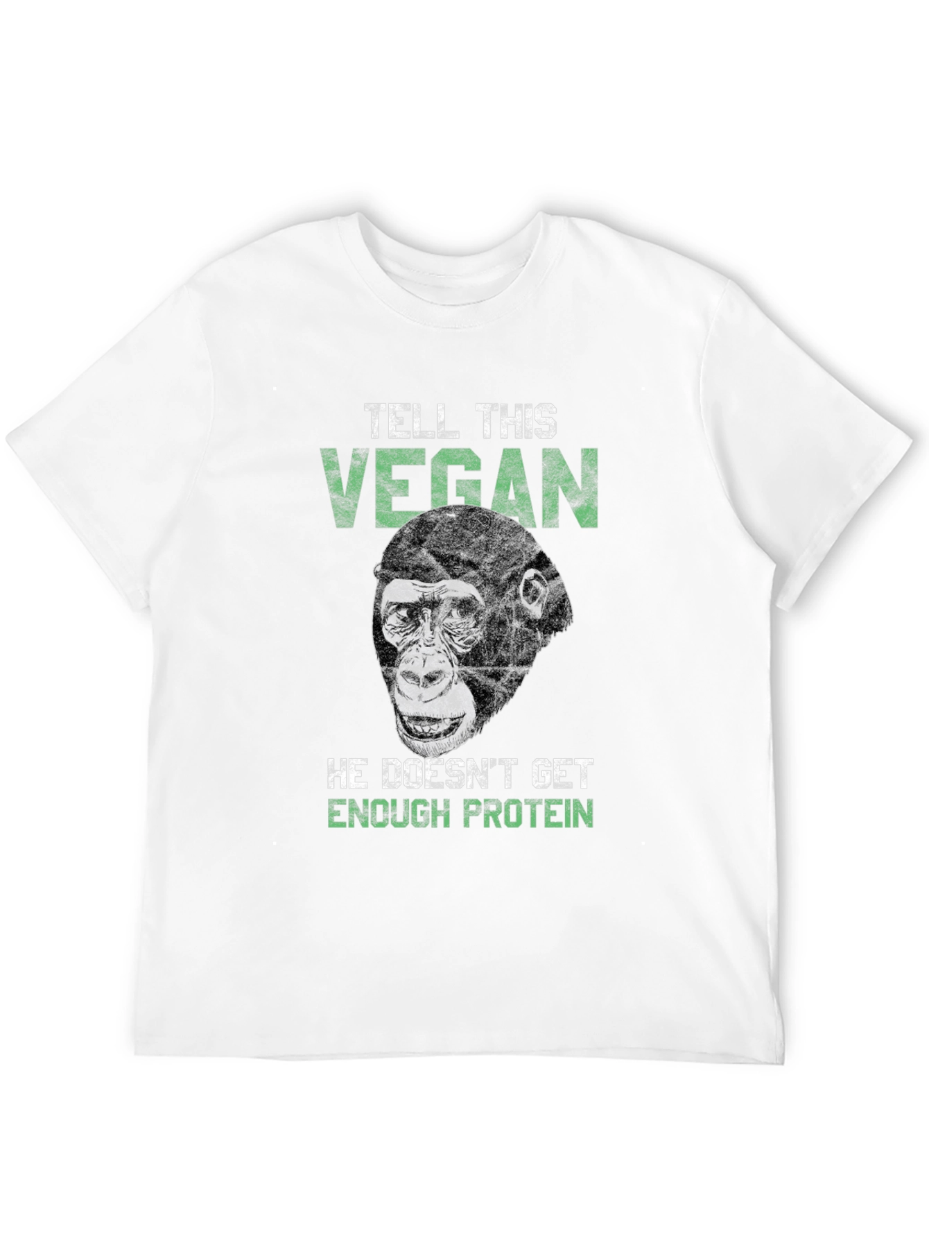 Vegan Gorilla Graphic Tee - Protein Power!