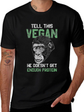 Vegan Gorilla Graphic Tee - Protein Power!