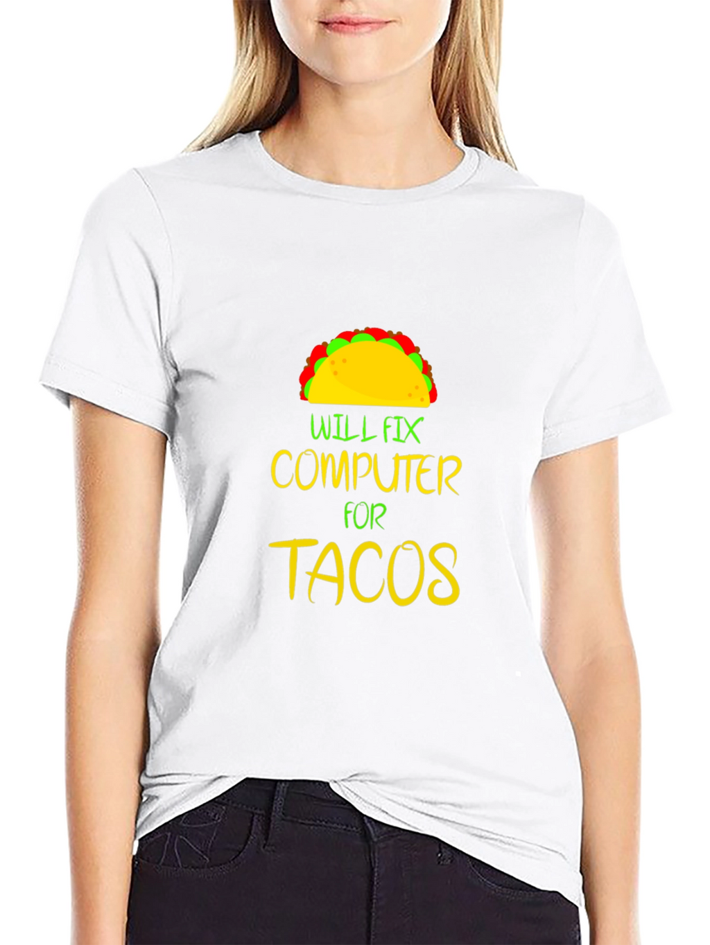 Will Fix Computer For Tacos Graphic Tee