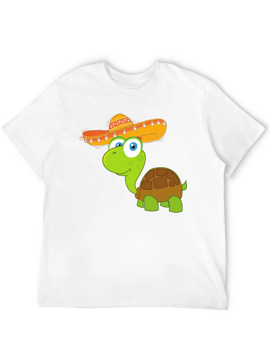 Cartoon Turtle with Sombrero T-Shirt