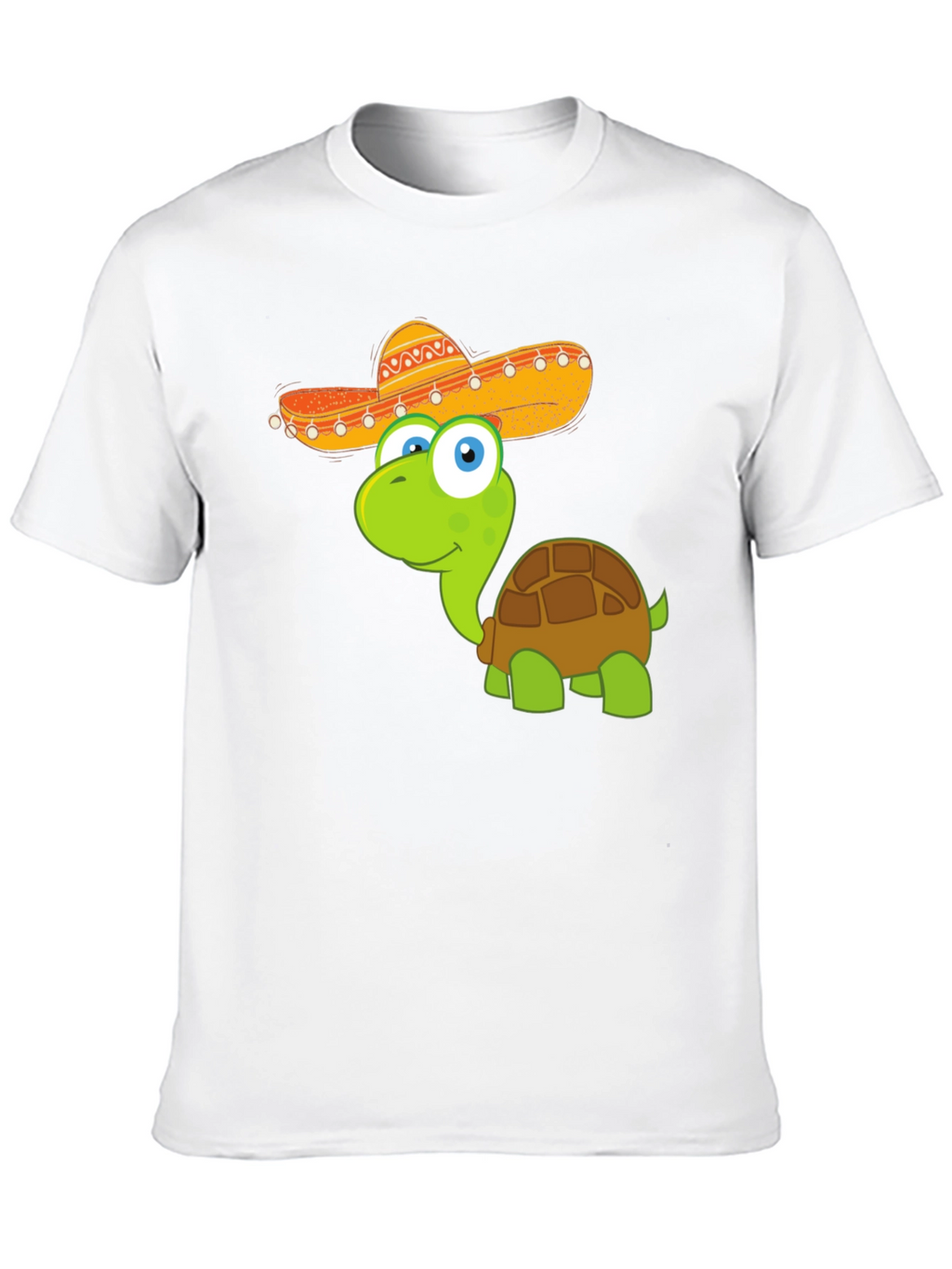 Cartoon Turtle with Sombrero T-Shirt
