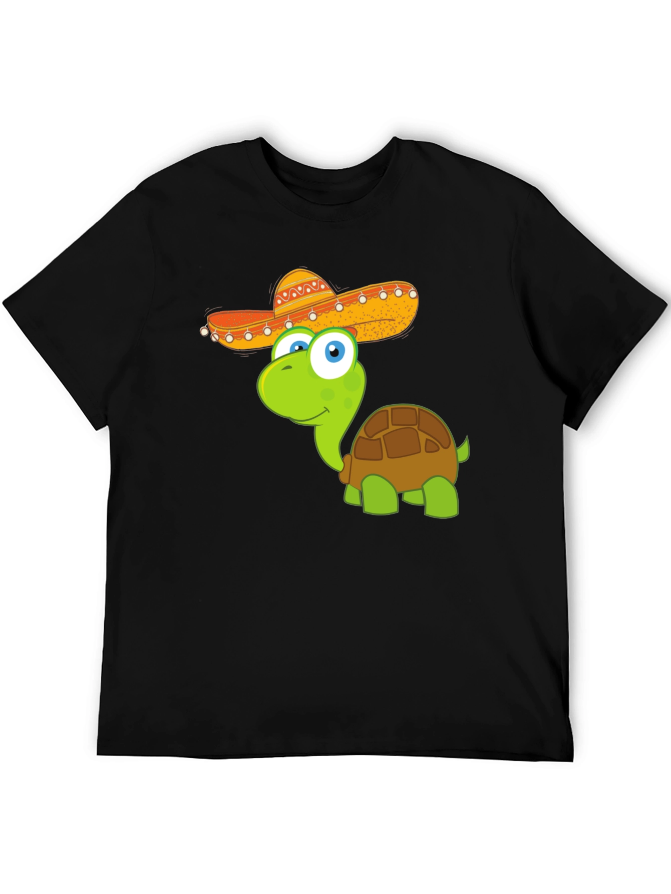Cartoon Turtle with Sombrero T-Shirt