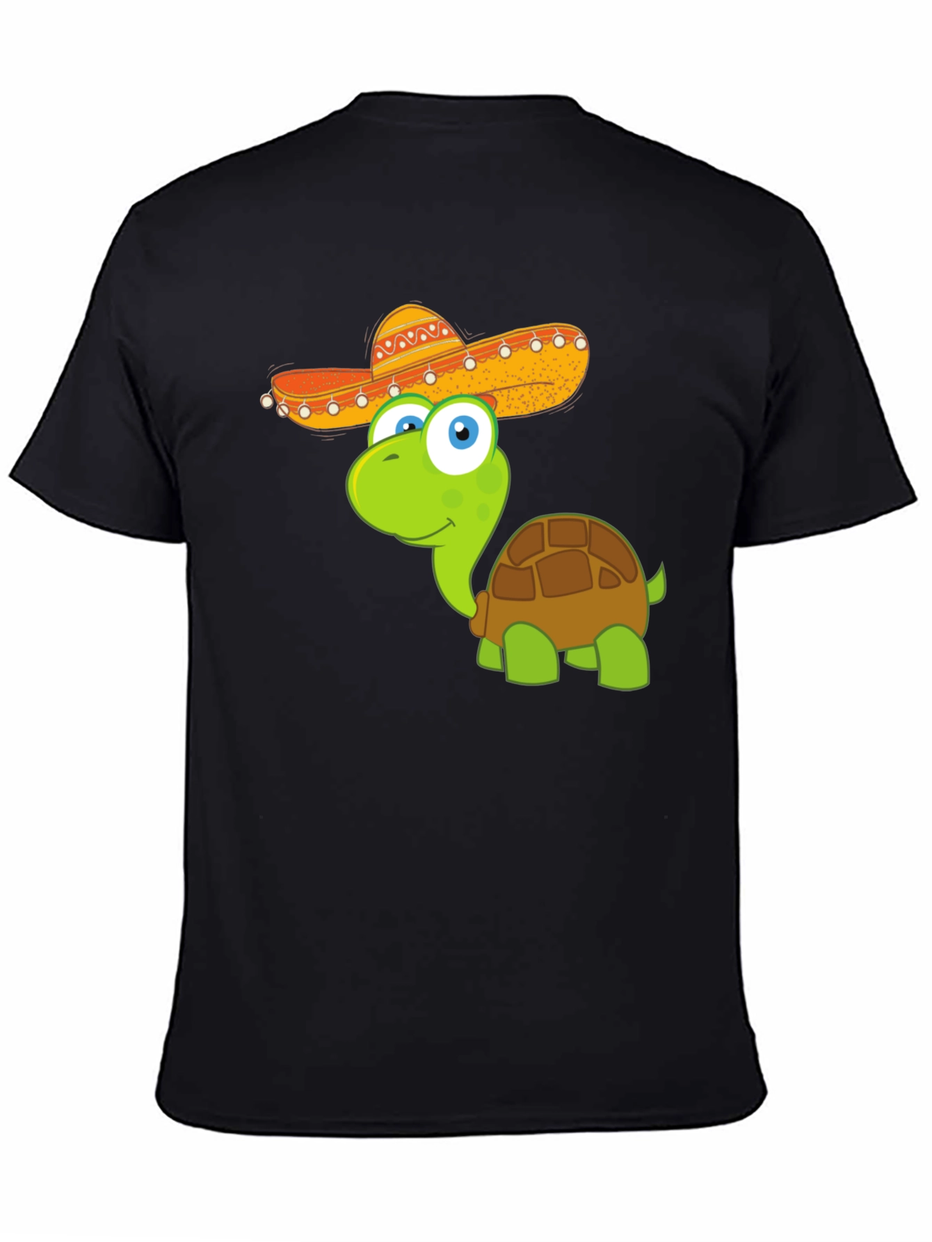 Cartoon Turtle with Sombrero T-Shirt