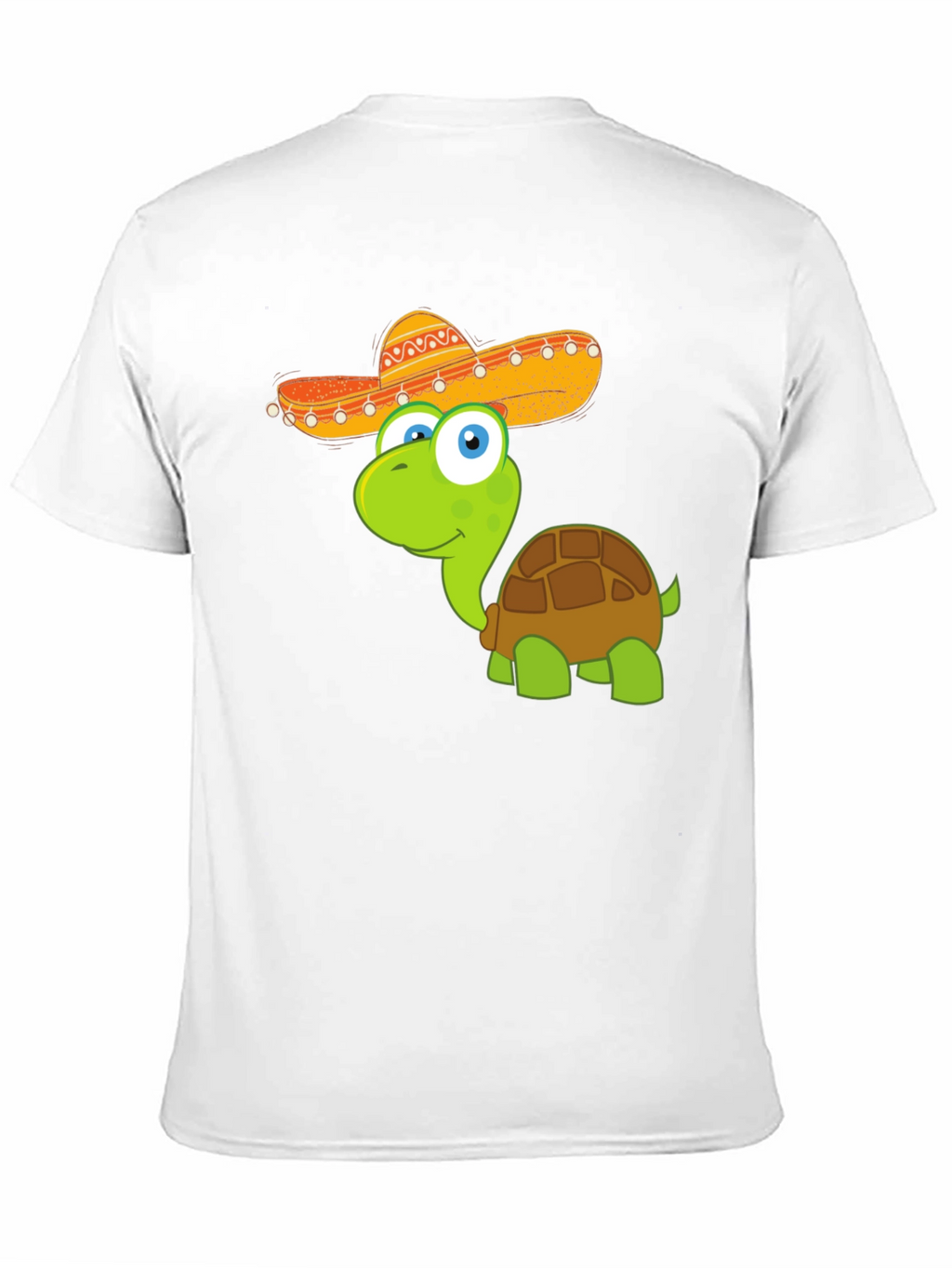 Cartoon Turtle with Sombrero T-Shirt