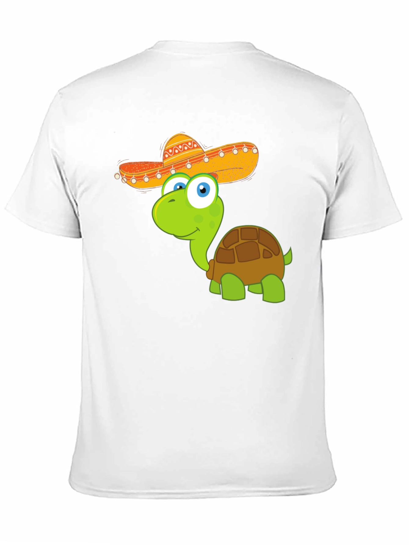 Cartoon Turtle with Sombrero T-Shirt