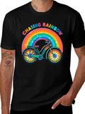Chasing Rainbows Bicycle T-Shirt - Pride Ride