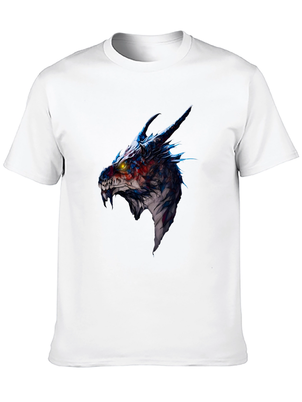 Dragon Head Graphic Black T-Shirt