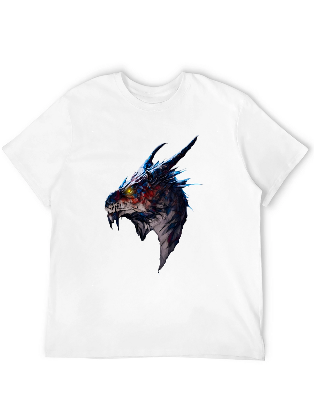 Dragon Head Graphic Black T-Shirt