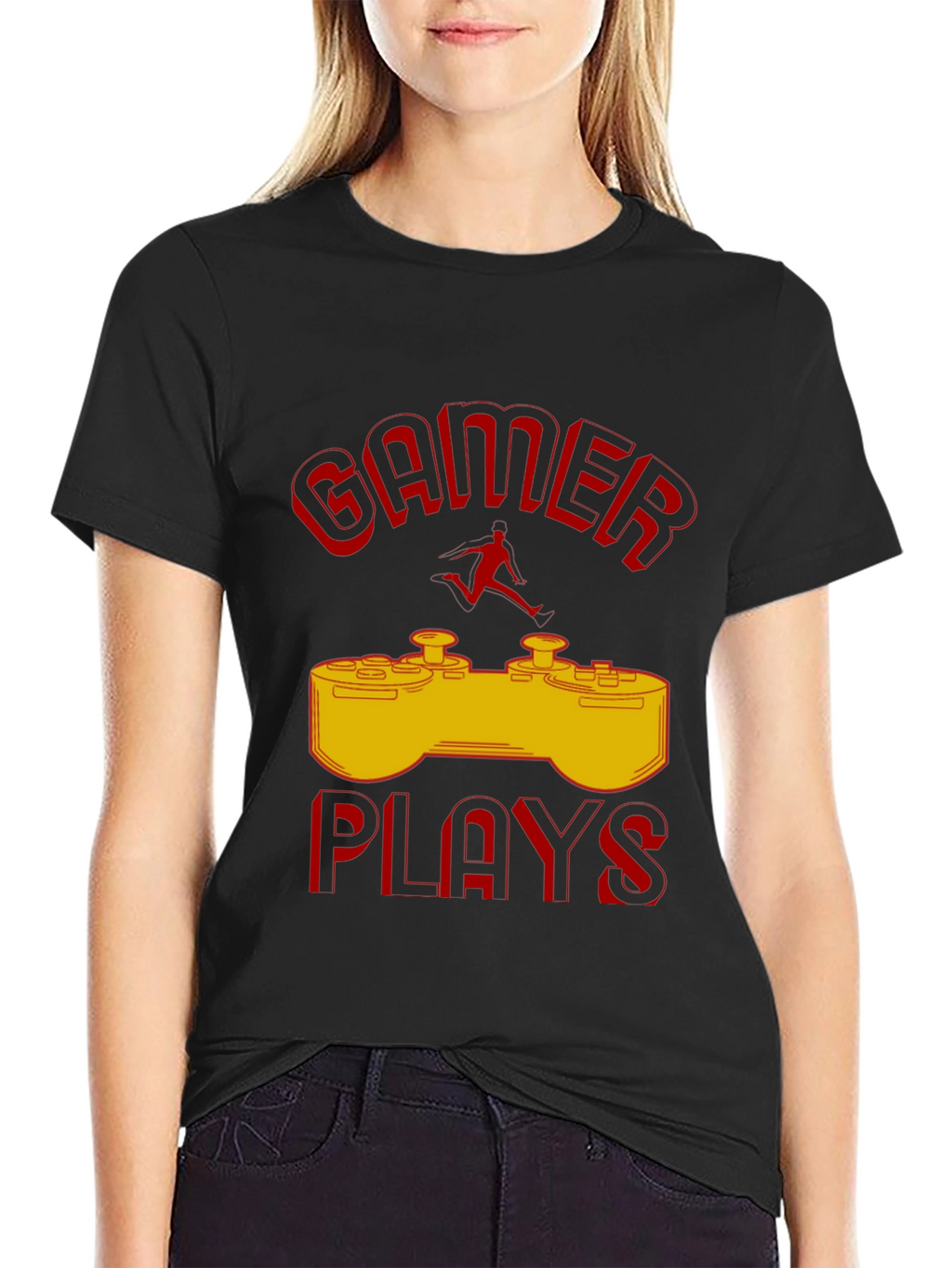 Gamer Plays T-Shirt - Cool Gaming Design