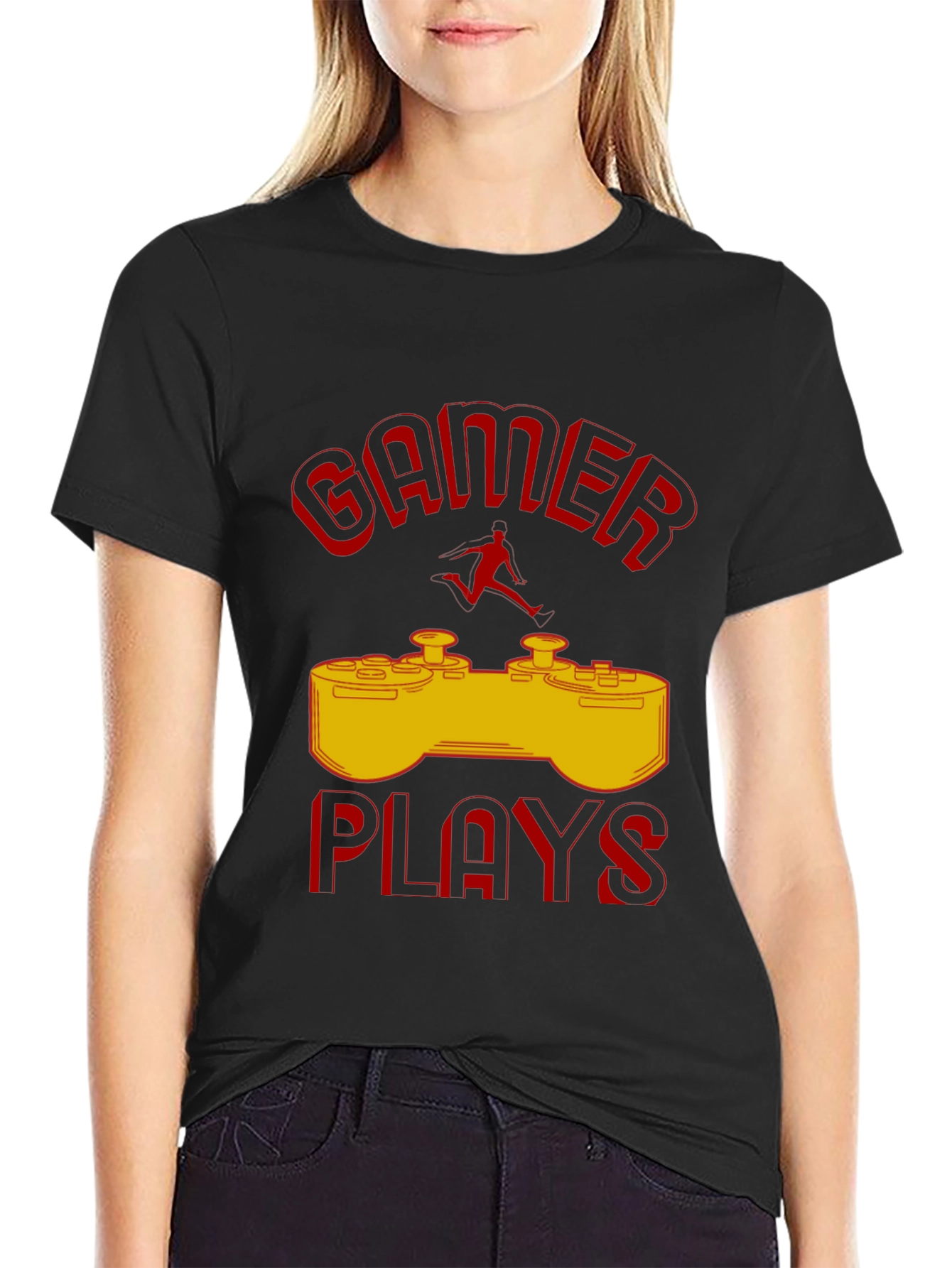 Gamer Plays T-Shirt - Cool Gaming Design