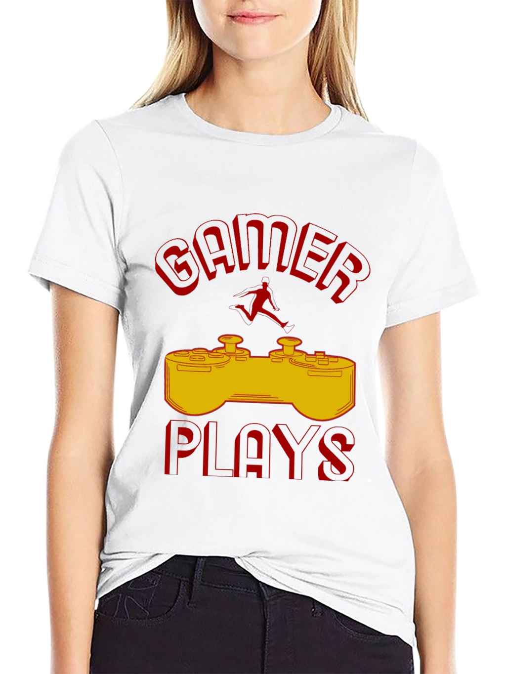 Gamer Plays T-Shirt - Cool Gaming Design
