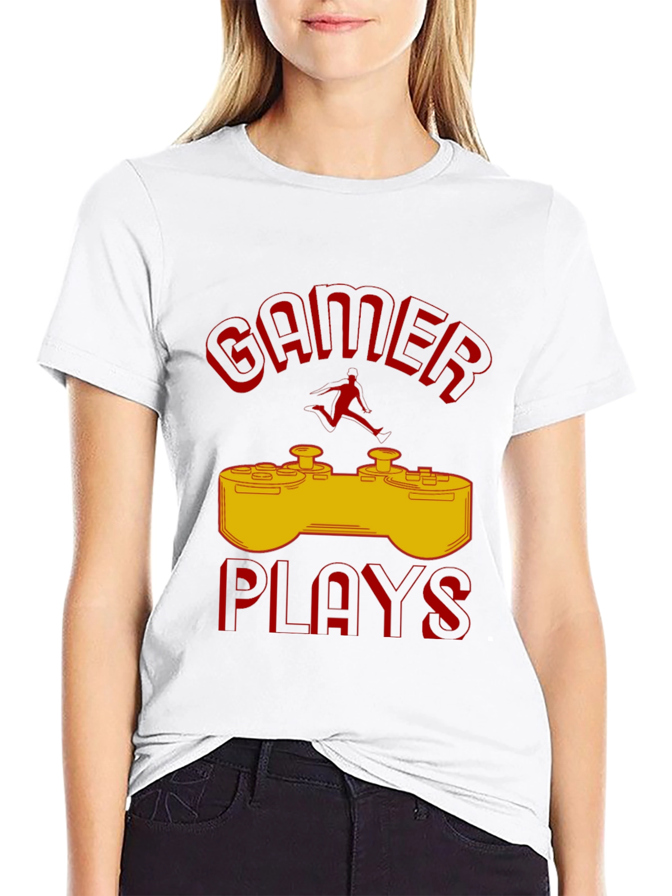 Gamer Plays T-Shirt - Cool Gaming Design