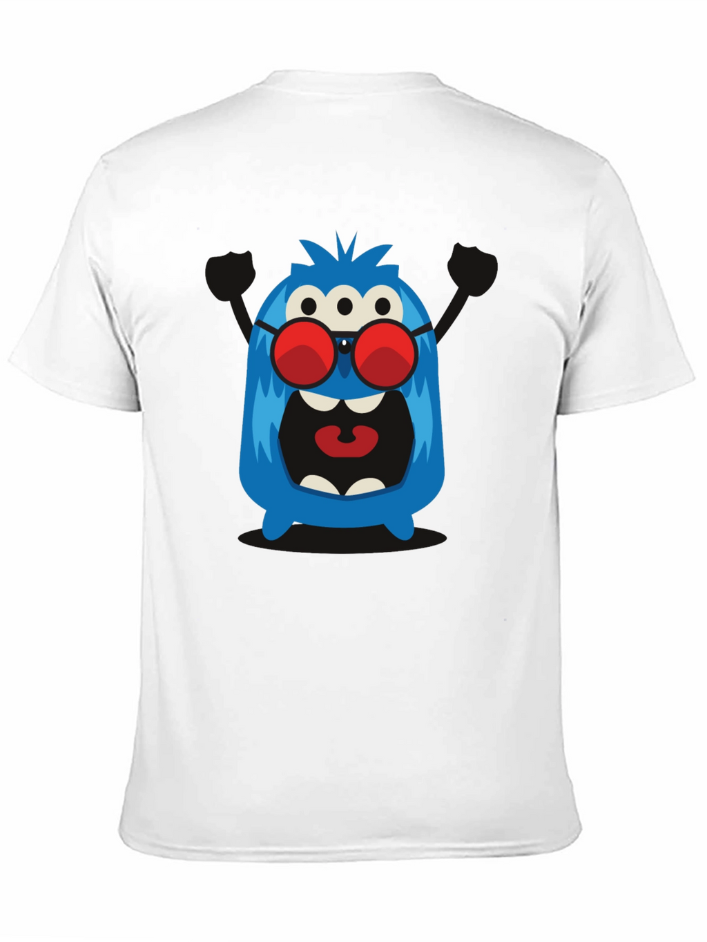 Monster Graphic Tee - Three Eyes & Shades!