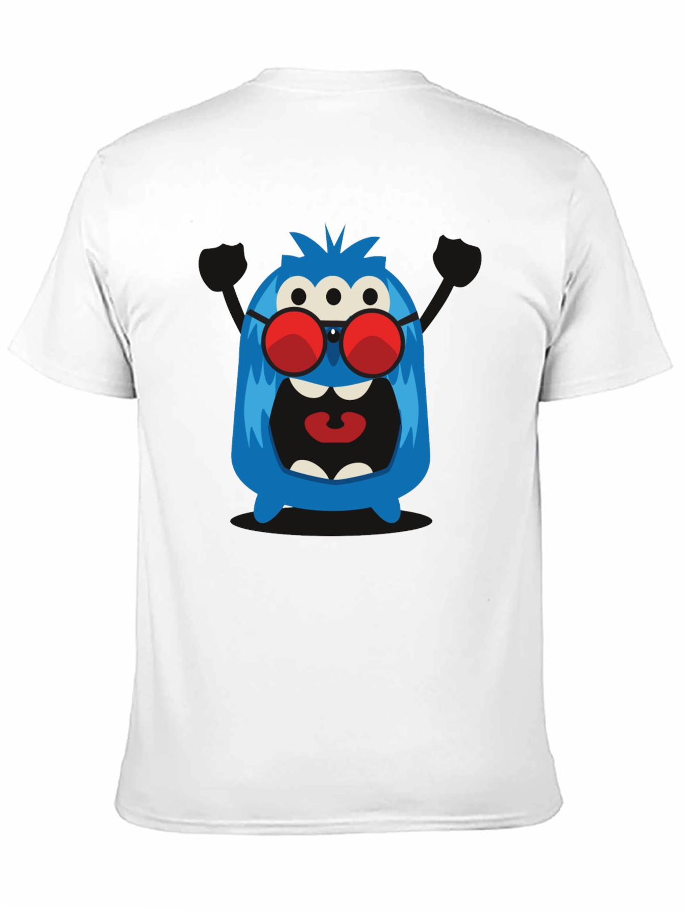 Monster Graphic Tee - Three Eyes & Shades!