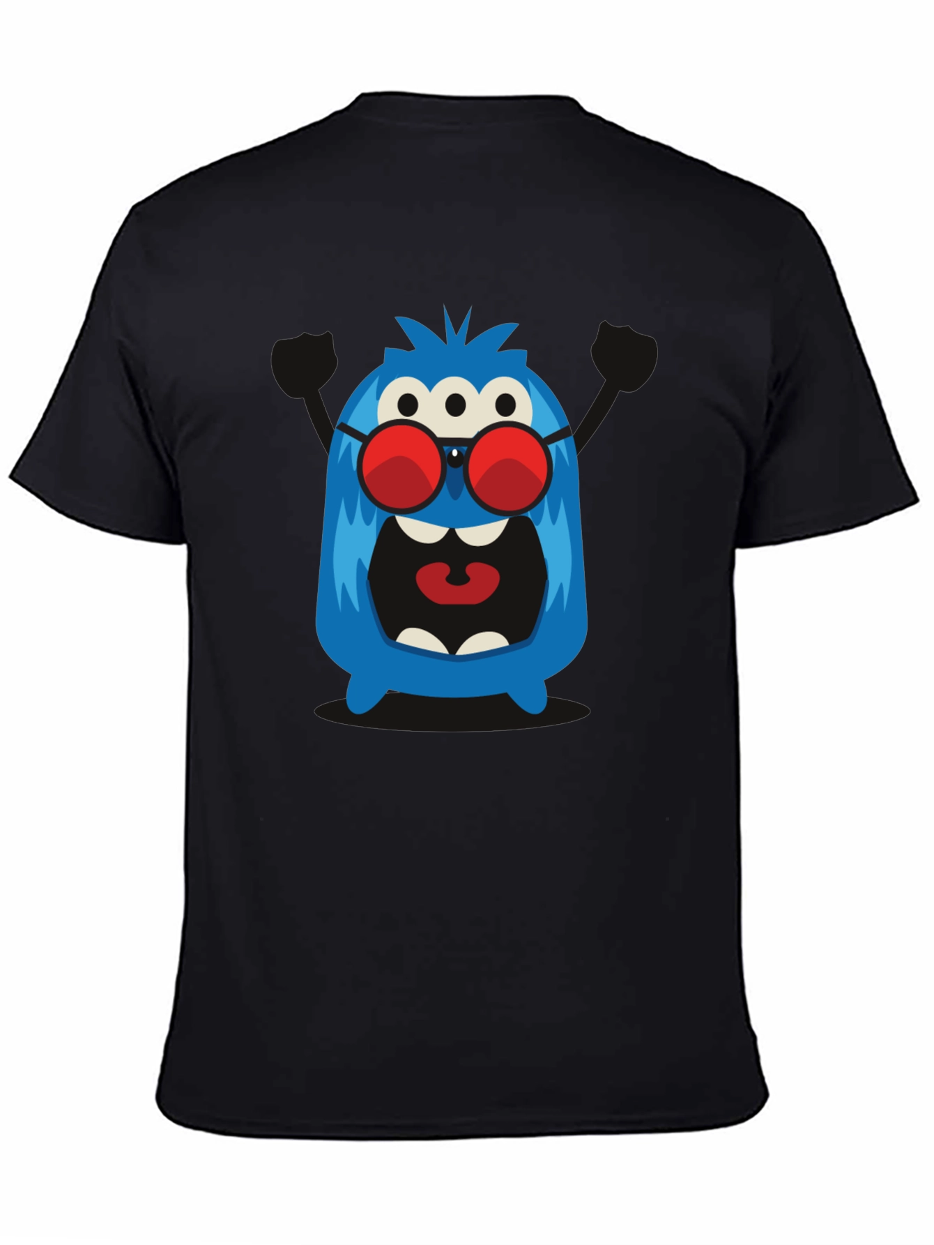 Monster Graphic Tee - Three Eyes & Shades!