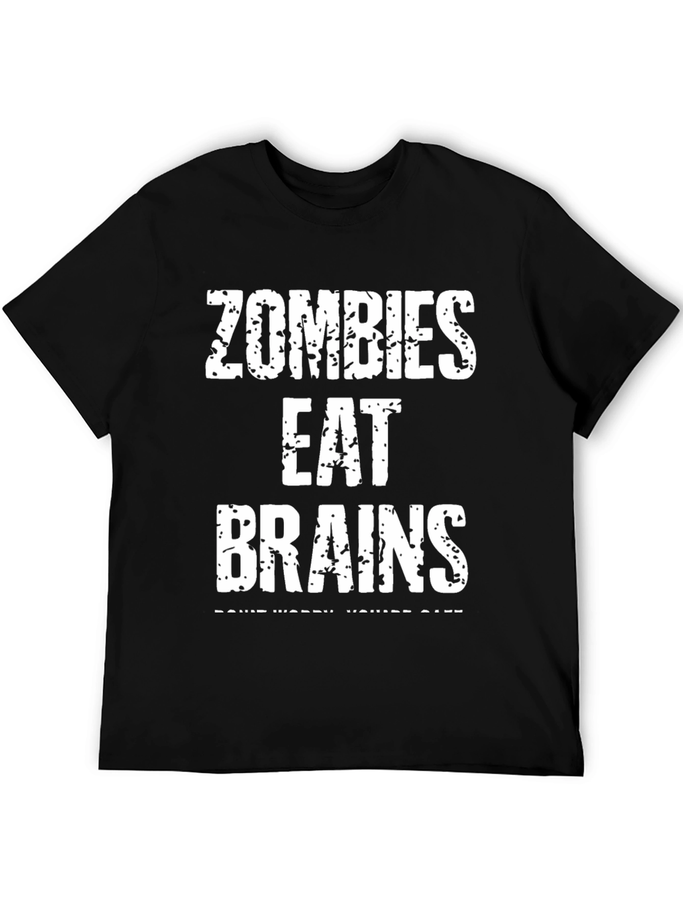 Zombies Eat Brains T-Shirt - Funny Halloween Tee