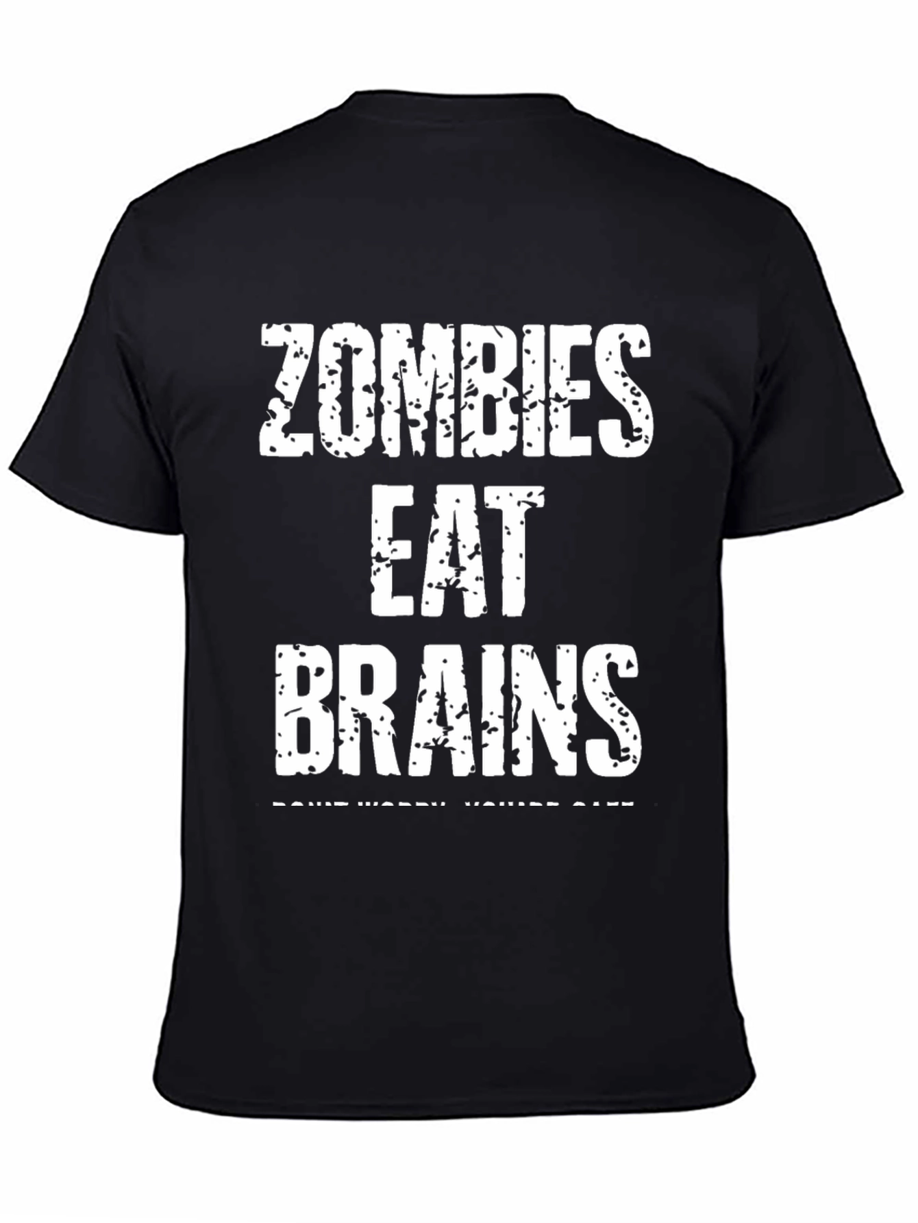 Zombies Eat Brains T-Shirt - Funny Halloween Tee
