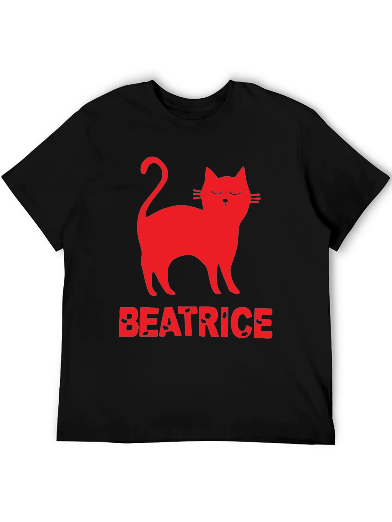 Cat Beatrice T-Shirt - Unique Graphic Tee