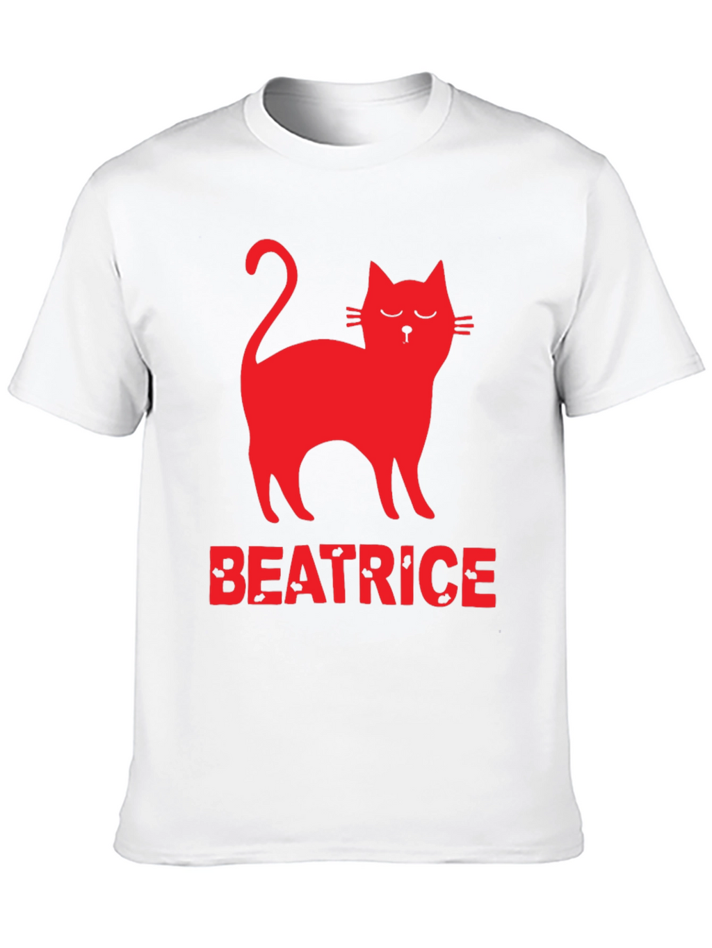 Cat Beatrice T-Shirt - Unique Graphic Tee