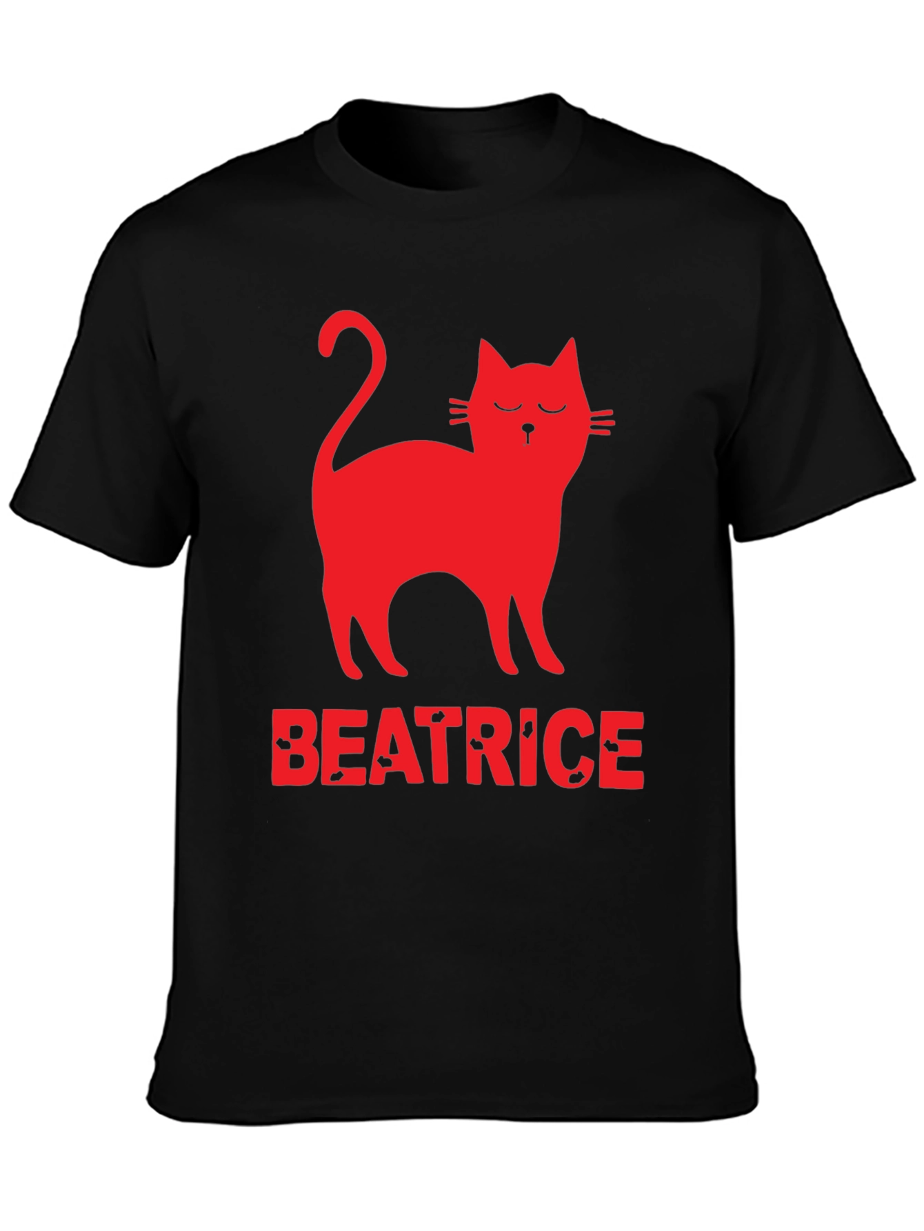 Cat Beatrice T-Shirt - Unique Graphic Tee
