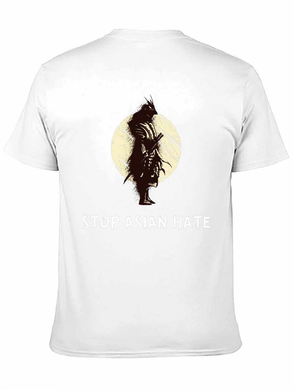 Stop Asian Hate T-Shirt - Samurai Design