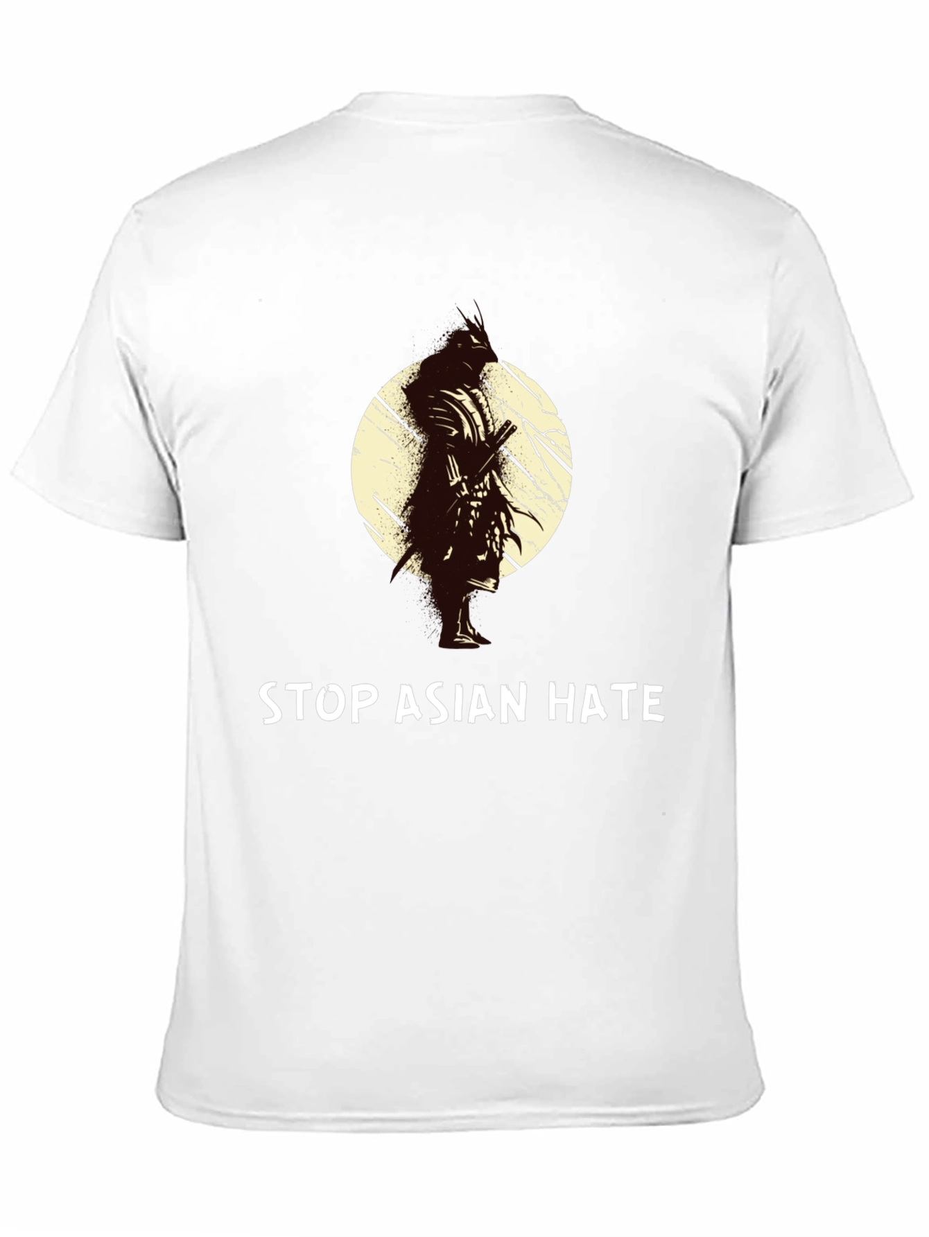 Stop Asian Hate T-Shirt - Samurai Design
