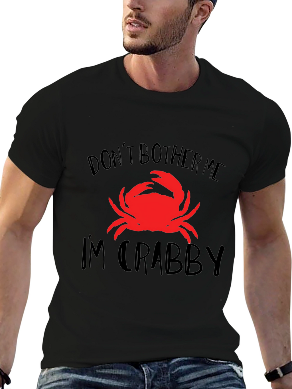 Crabby Graphic Tee - Dont Bother Me Crab Shirt