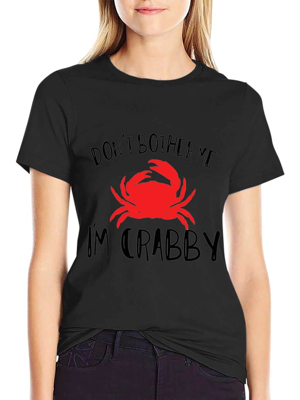 Crabby Graphic Tee - Dont Bother Me Crab Shirt