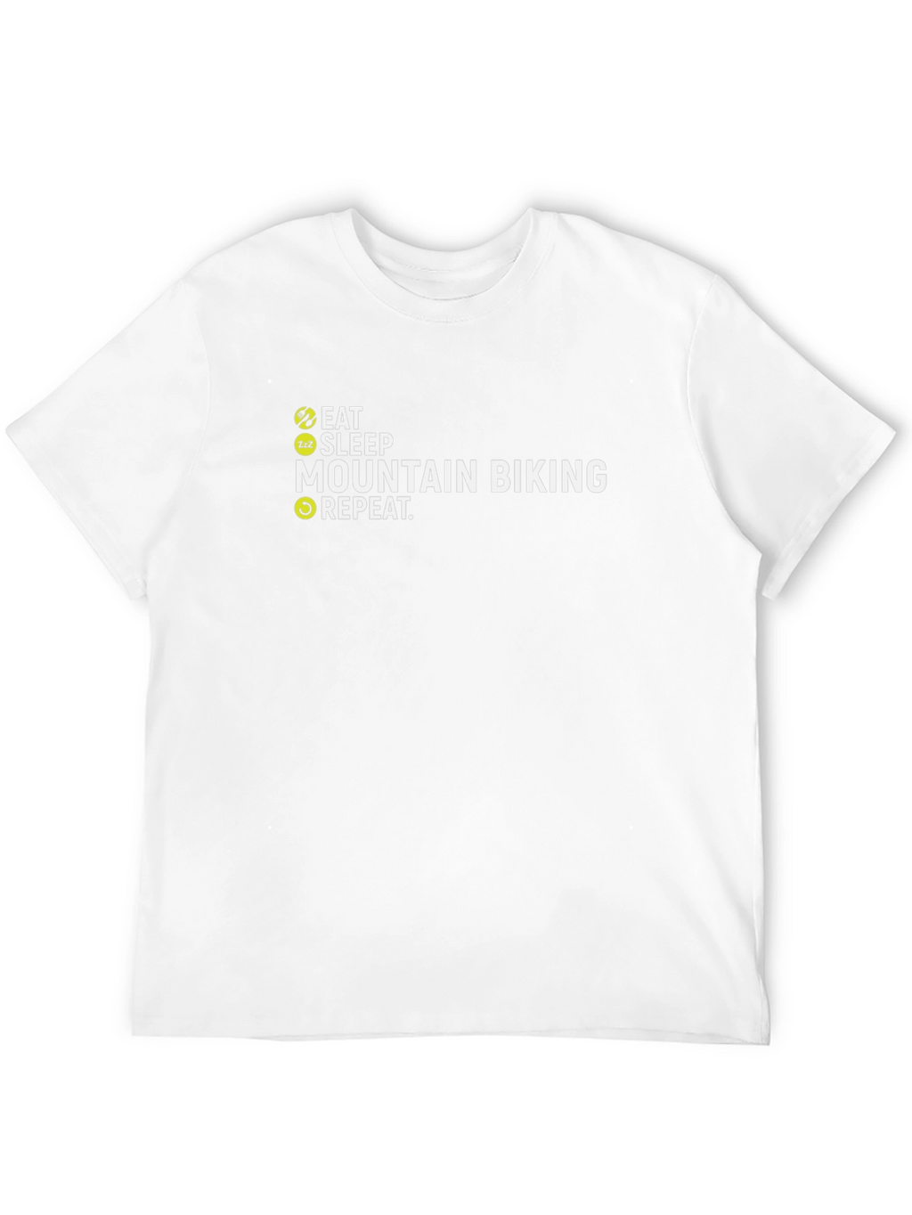 Eat Sleep Mountain Biking Repeat Tee