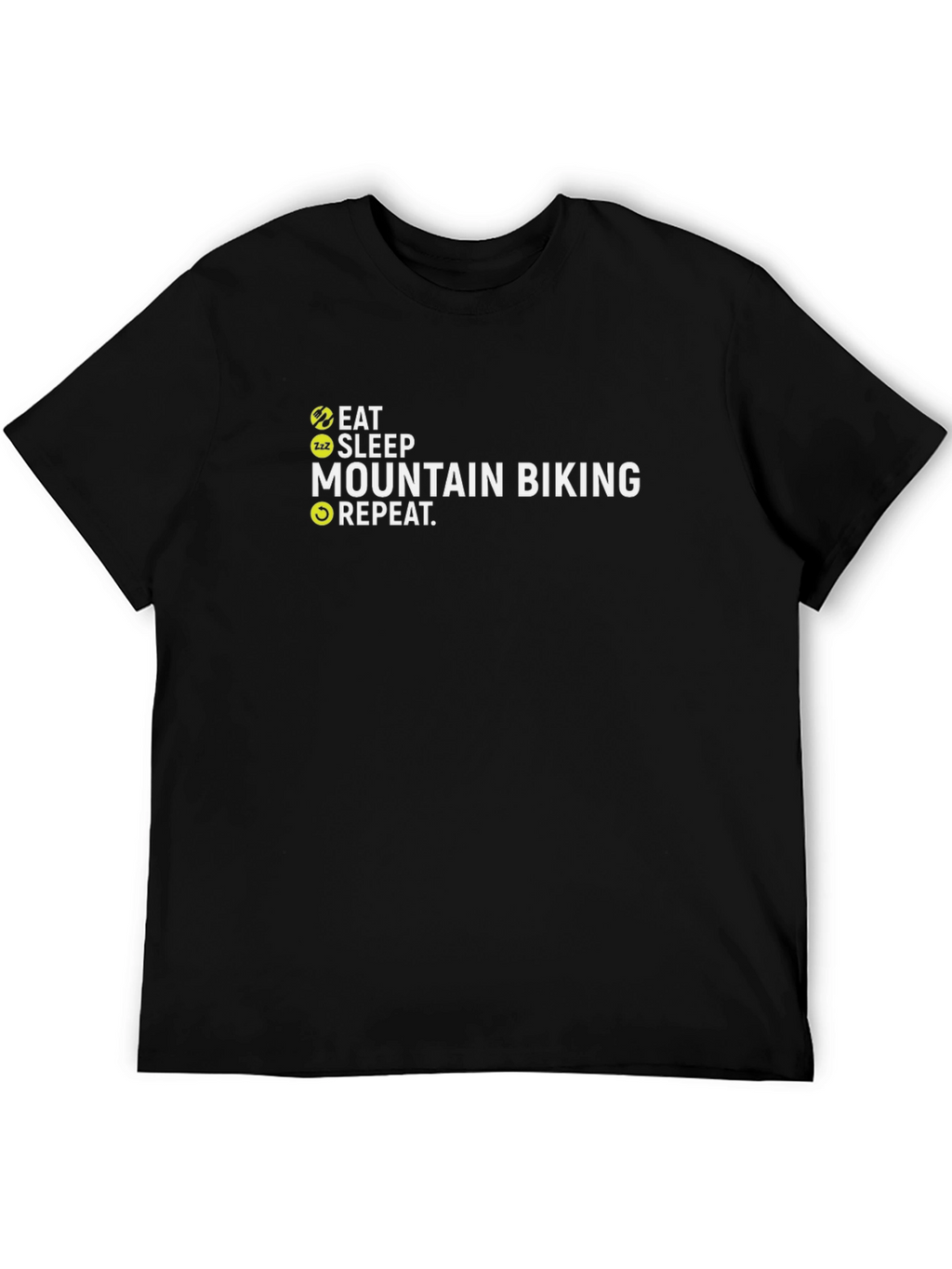 Eat Sleep Mountain Biking Repeat Tee