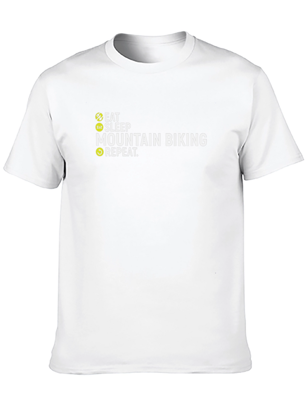 Eat Sleep Mountain Biking Repeat Tee
