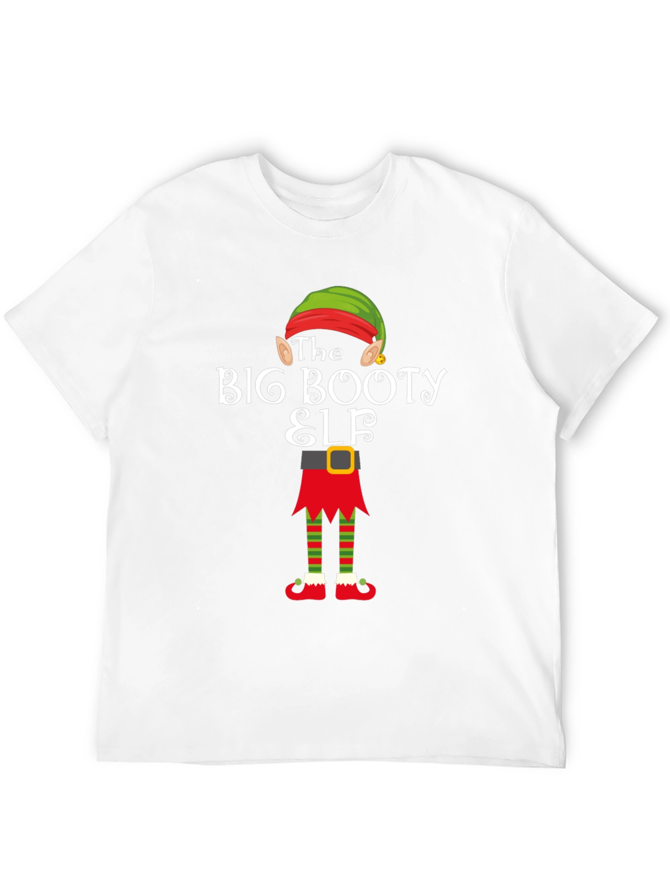 The Big Booty Elf T-Shirt - Funny Holiday Tee