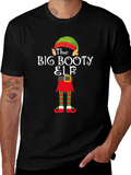 The Big Booty Elf T-Shirt - Funny Holiday Tee