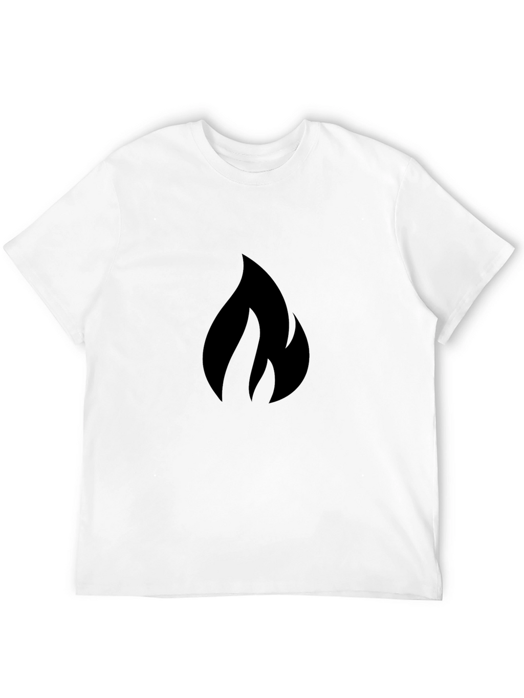 Flame Graphic Black T-Shirt - Bold Style