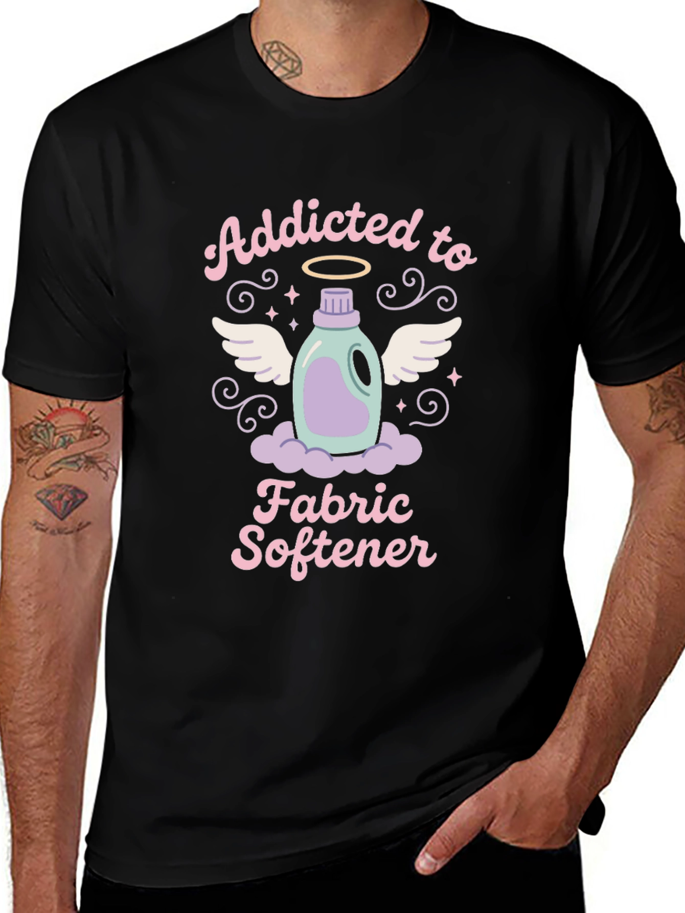 Addicted to Fabric Softener T-Shirt - Soft Wash Apparel