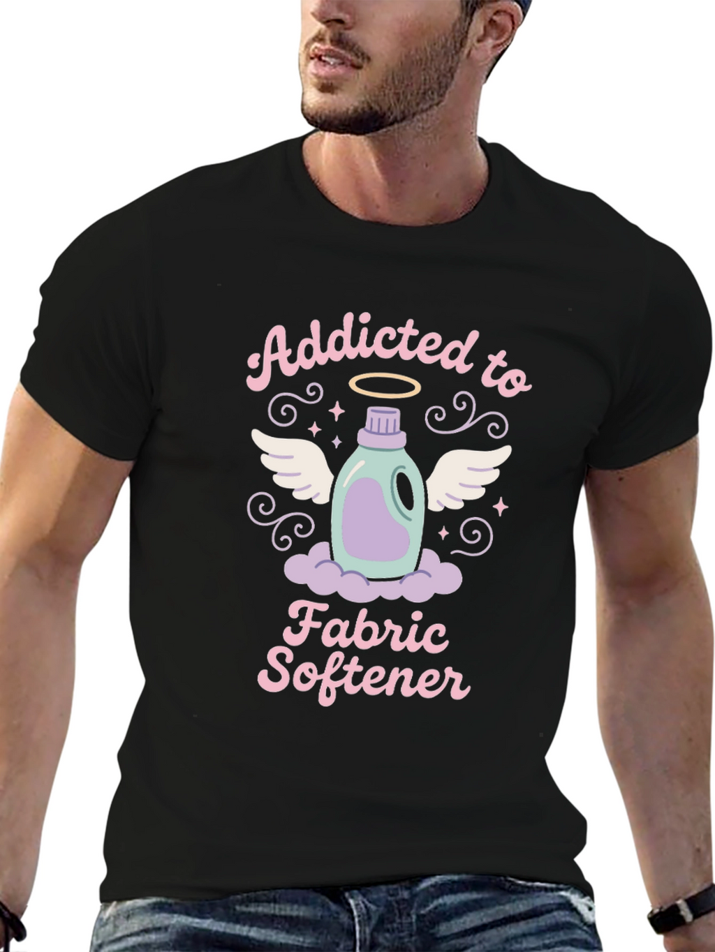 Addicted to Fabric Softener T-Shirt - Soft Wash Apparel