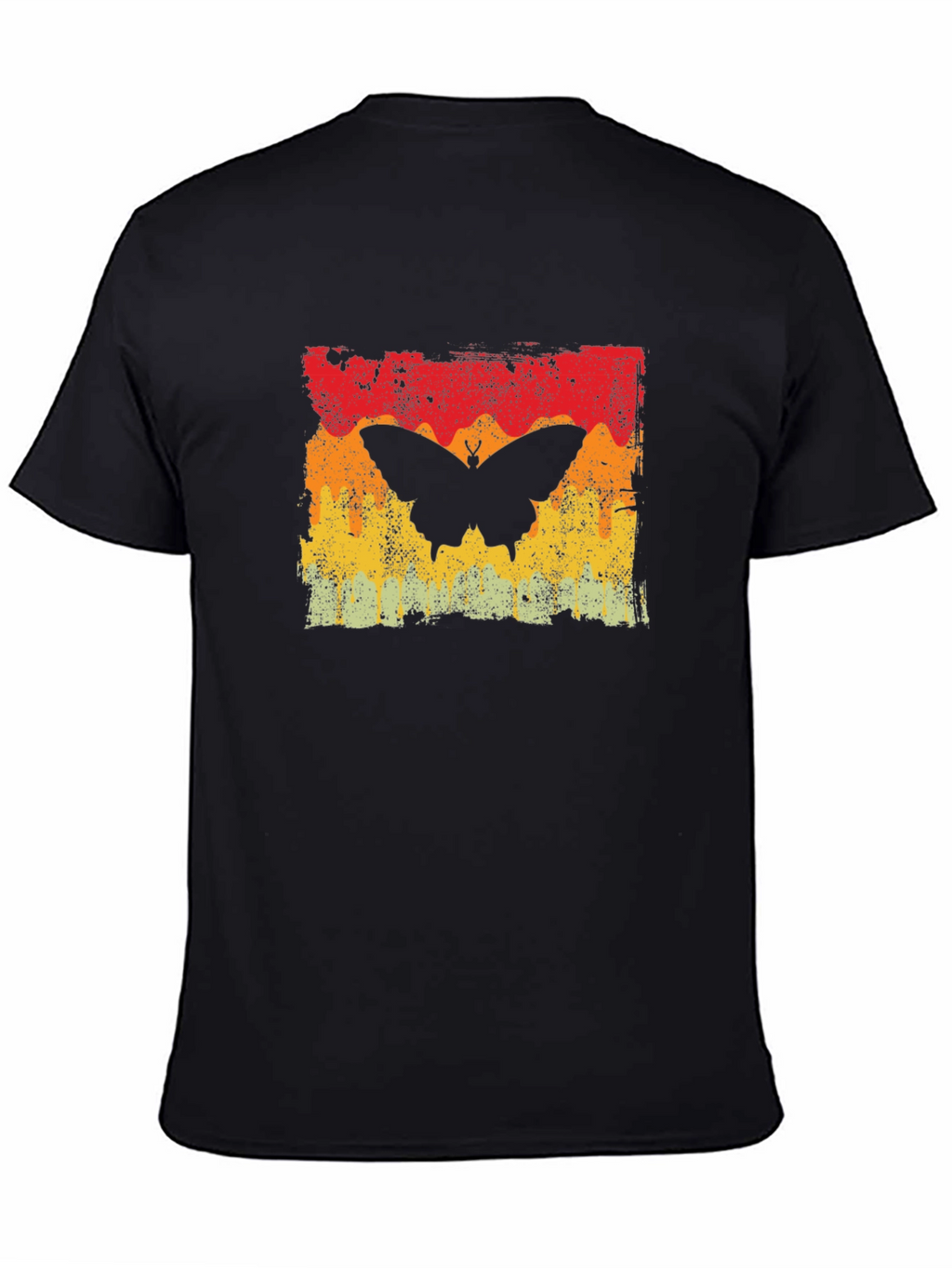 Retro Butterfly Graphic Tee - Stylish Casual Wear