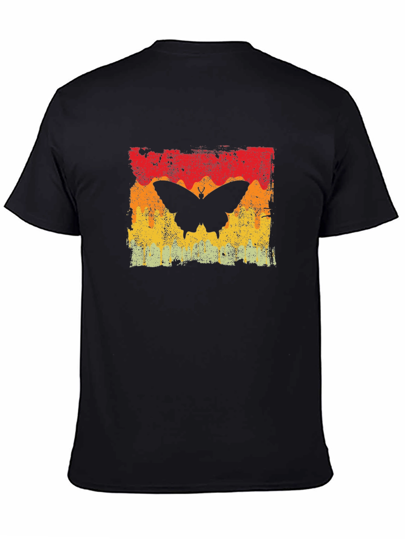Retro Butterfly Graphic Tee - Stylish Casual Wear