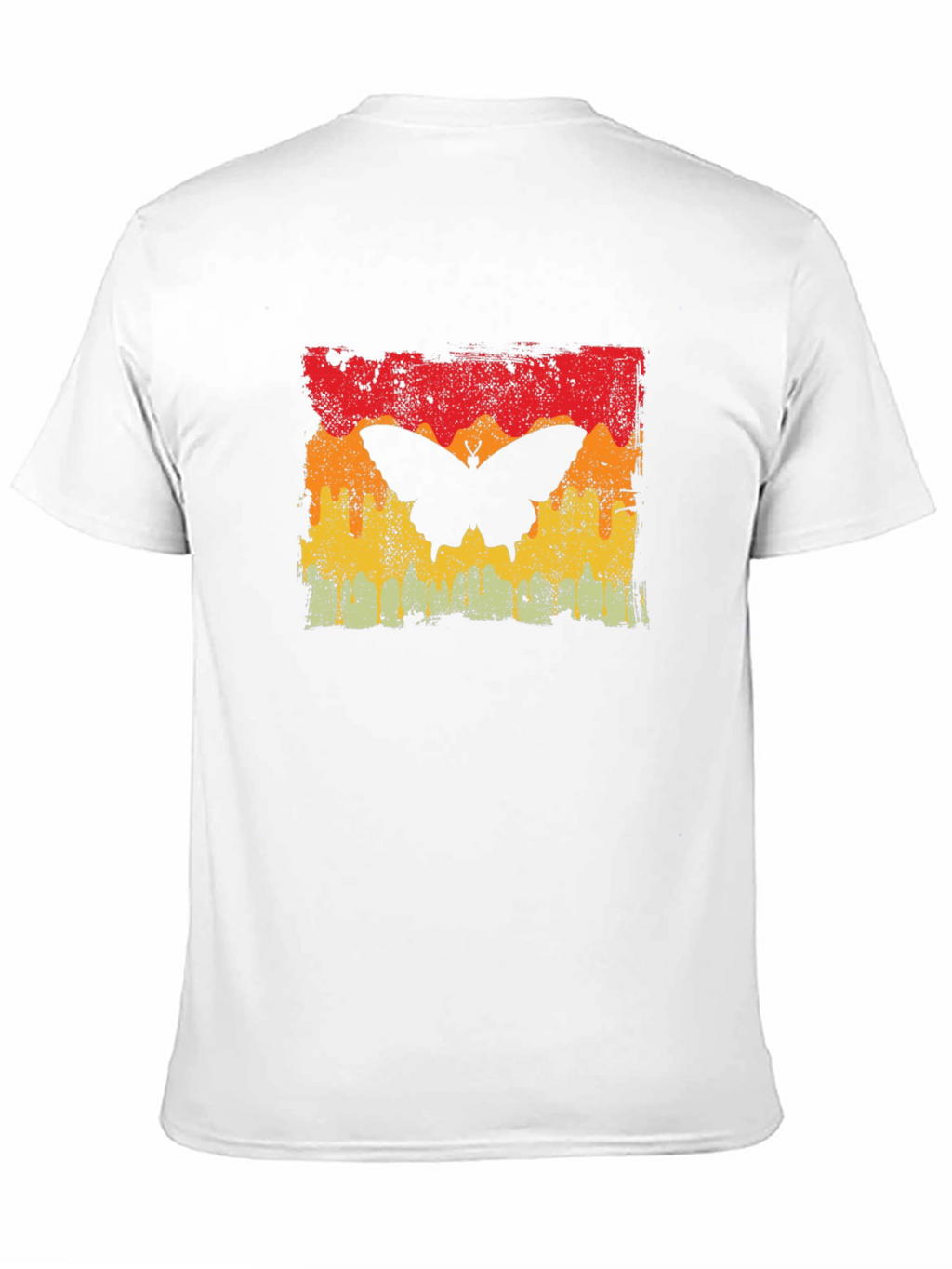 Retro Butterfly Graphic Tee - Stylish Casual Wear