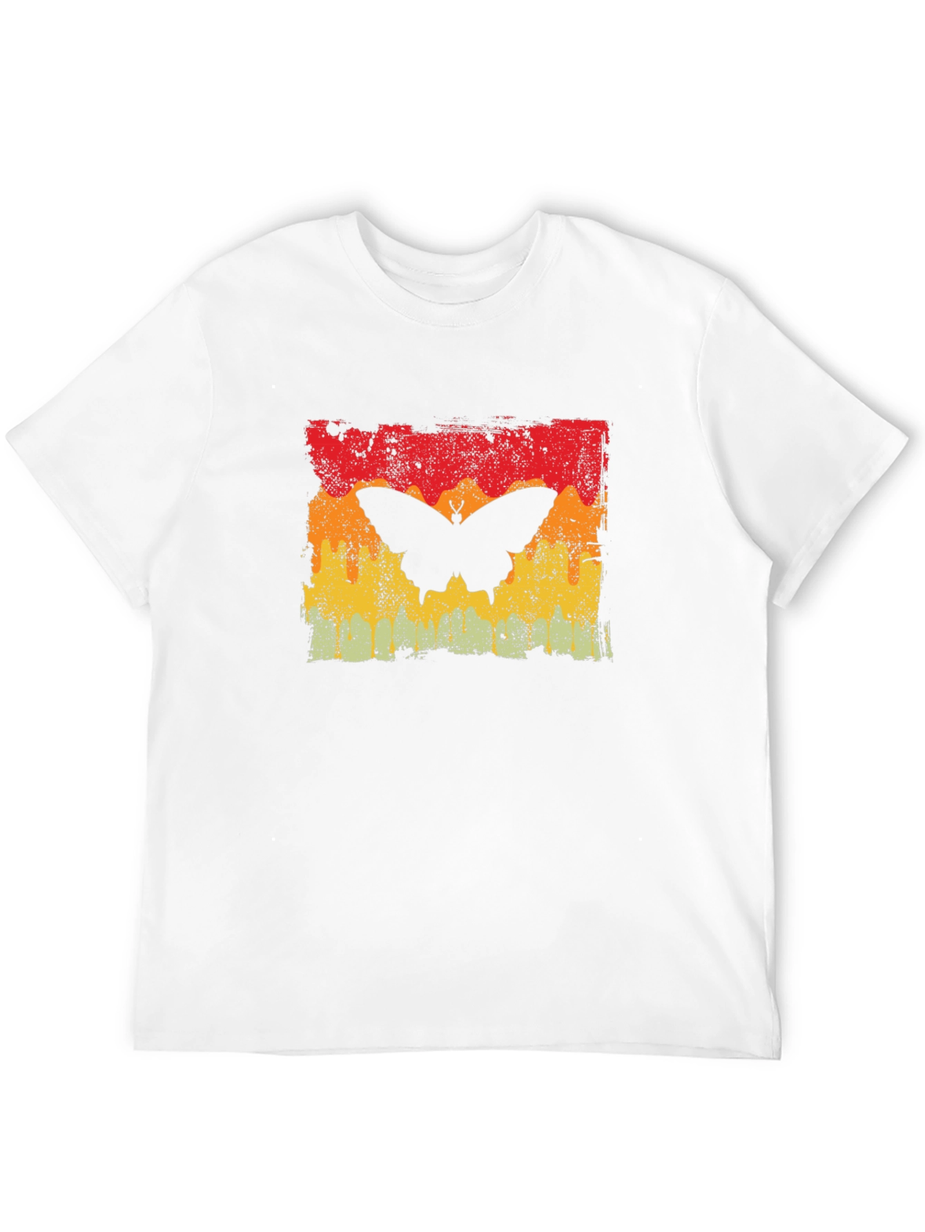 Retro Butterfly Graphic Tee - Stylish Casual Wear