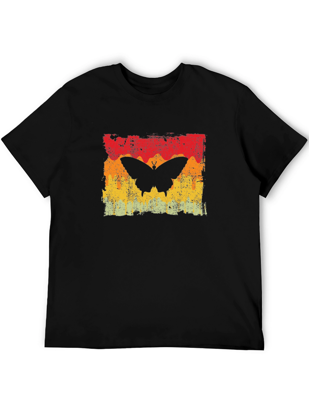 Retro Butterfly Graphic Tee - Stylish Casual Wear