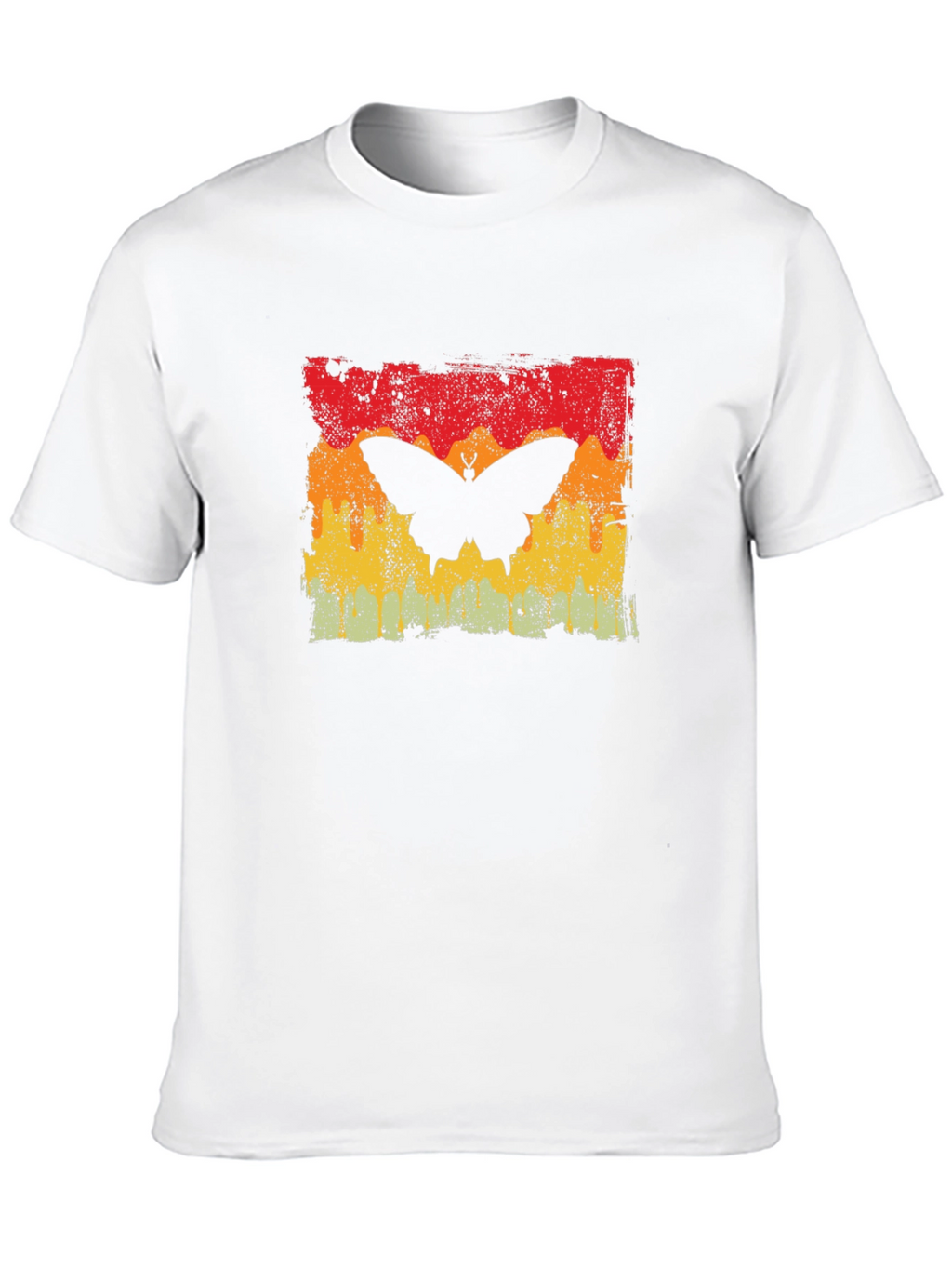 Retro Butterfly Graphic Tee - Stylish Casual Wear