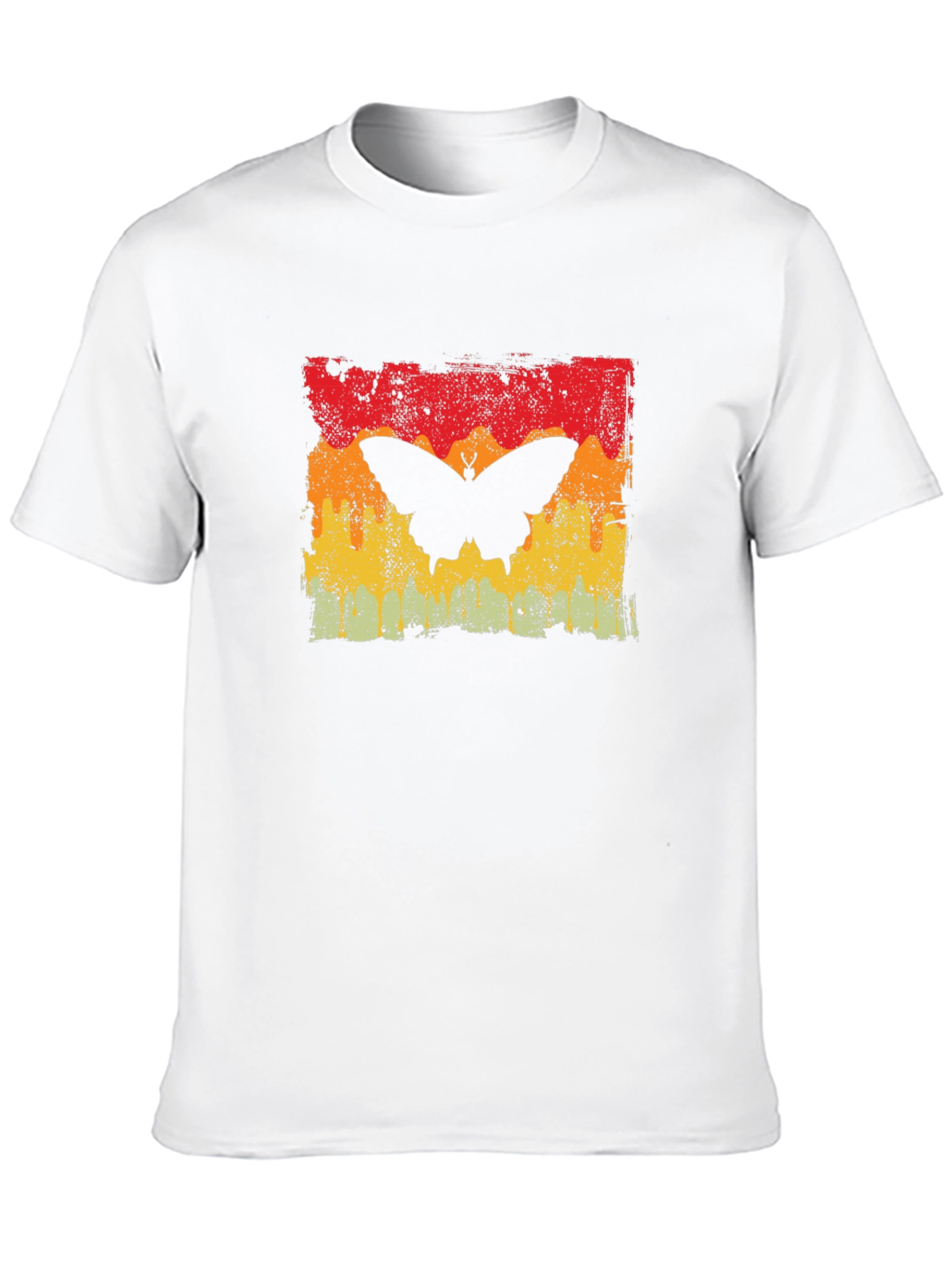Retro Butterfly Graphic Tee - Stylish Casual Wear