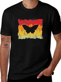 Retro Butterfly Graphic Tee - Stylish Casual Wear