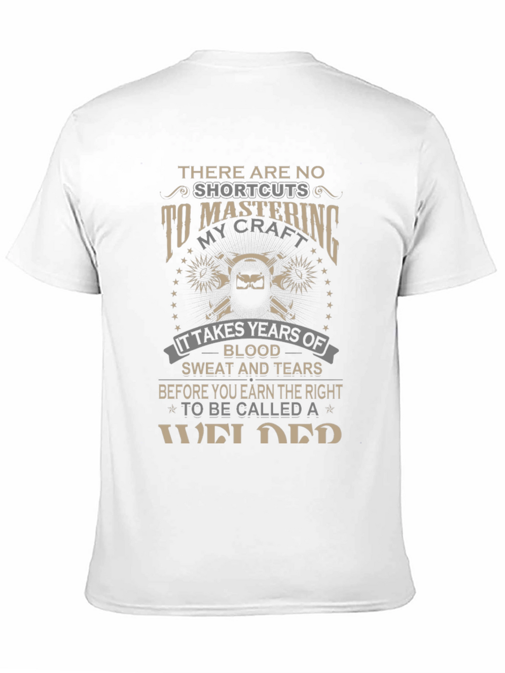 Mastering Welding Craft Black T-Shirt