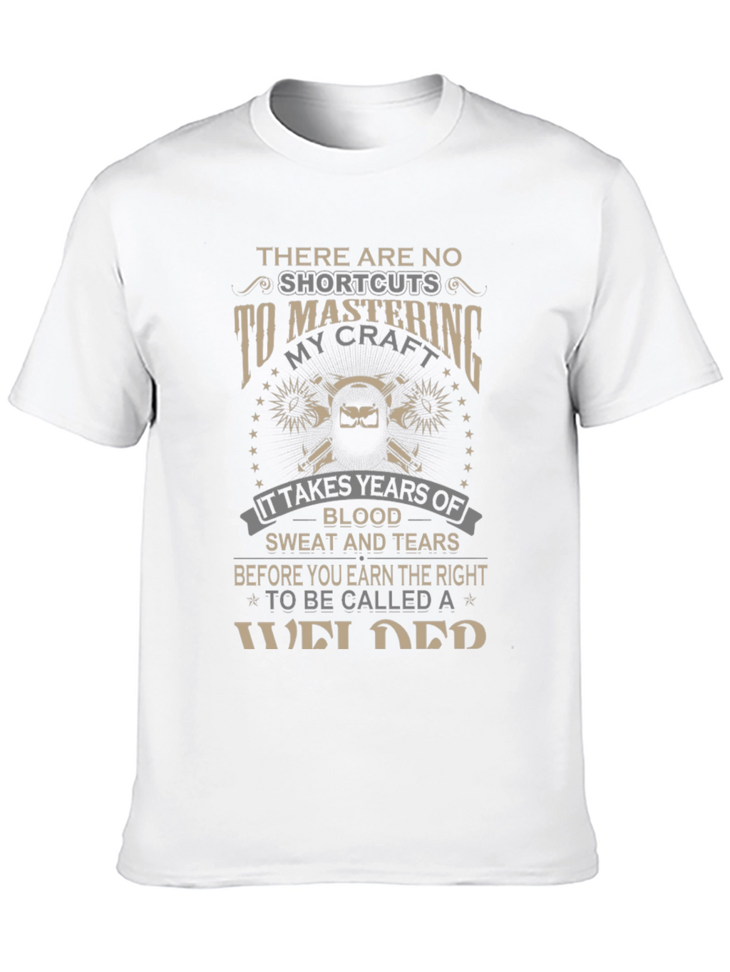 Mastering Welding Craft Black T-Shirt